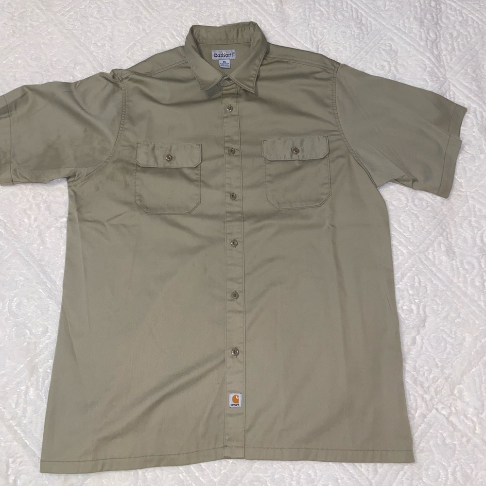 Carhart Tan Vintage Workerman button up